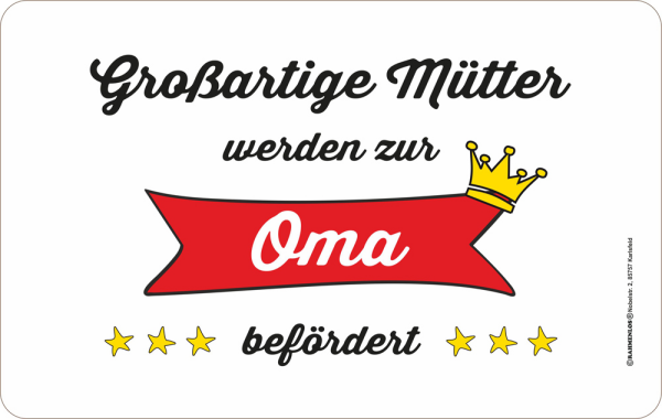 Großartige Mütter - Frühstücksbrettchen - Resopal Brettchen