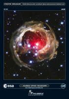 Hubble-Nasa, V 838 Monocerotis Giclee-Druck