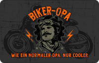 Biker  - Frühstücksbrettchen - Opa