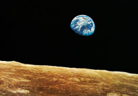 Nasa 1969 Apollo 8 Earth view Giclee-Druck