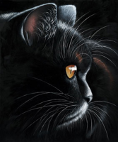 Plath, Jutta Black Tiger Giclee-Druck