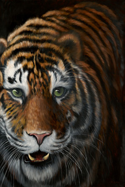 Plath, Jutta Tiger Giclee-Druck