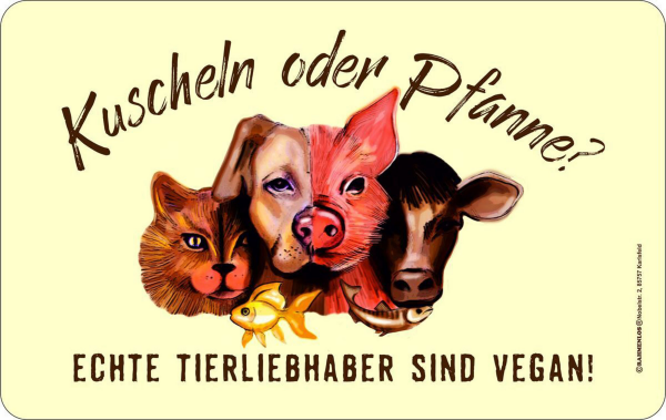 Tierliebhaber - Frühstücksbrettchen - Resopal Brettchen