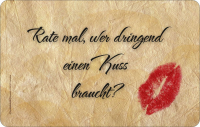 Rate mal - Frühstücksbrettchen - Resopal Brettchen