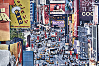 Feldmann, Michael Big Apple Giclee-Druck