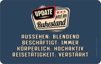 Update Ruhestand - Frühstücksbrettchen -...