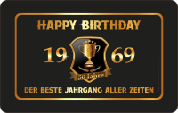 60 Jahre - Frühstücksbrettchen - Happy Birthday