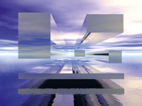 Lower, Richard Cubic reflections Giclee-Druck