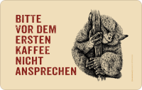 Kaffee - Frühstücksbrettchen - nicht ansprechen