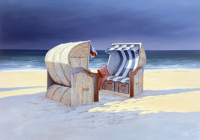 Schneider, Sigur Beach Chairs I Giclee-Druck