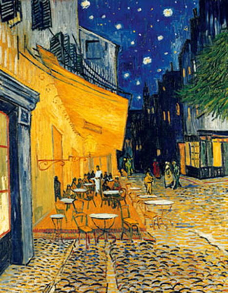 Van Gogh, Vincen Café-Terrasse am Abend Giclee-Druck