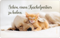 Tiere - Frühstücksbrettchen - Kuschelpartner