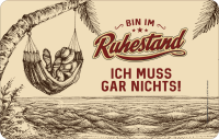 Ruhestand - Frühstücksbrettchen - muss gar nichts