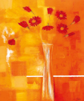Gohn, Günter Rote Gerbera Giclee-Druck