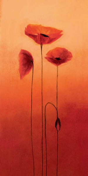 Heinemann, Erika Poppy Elegance III Giclee-Druck