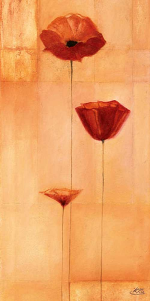 Heinemann, Erika Poppy Elegance IV Giclee-Druck