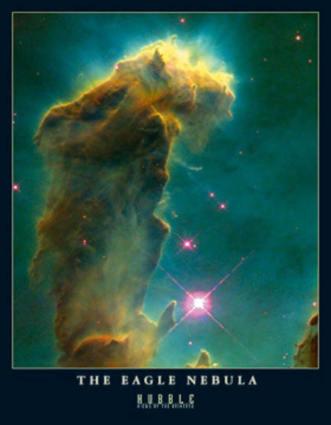 Hubble-Nasa, The Eagle Nebula Giclee-Druck