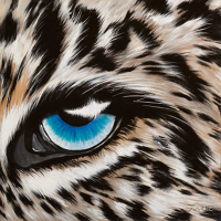 Plath, Jutta Leopardenauge Giclee-Druck