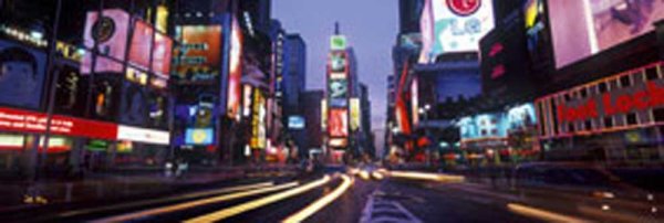 Xiong, John Time Square colors Giclee-Druck