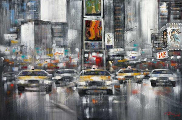 Madjid Taxi I Giclee-Druck