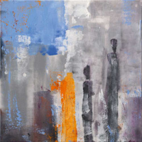 Sarikaya, Kirsti Kerzenmenschen 4 Giclee-Druck