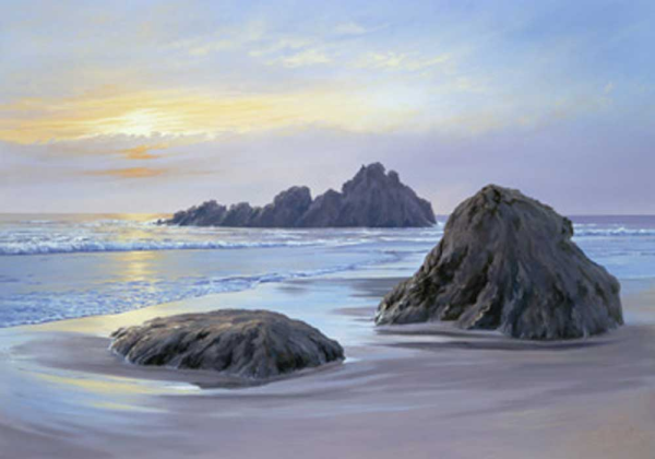 Schneider, Sigur Sunset at Big Sur Giclee-Druck