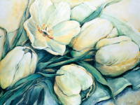 Krobs, Elisabeth Tender Tulips Giclee-Druck