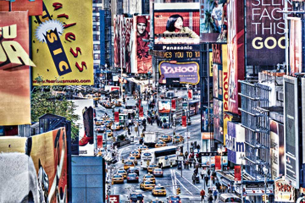 Feldmann, Michael Big Apple Giclee-Druck