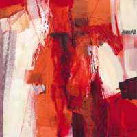 Cusumano, France Rosso Astratto Giclee-Druck