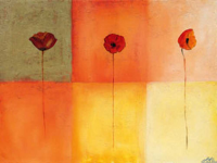 Heinemann, Erika Dreierlei Mohn I Giclee-Druck