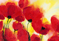 Reil, Heidi Roter Mohn Toskana Giclee-Druck