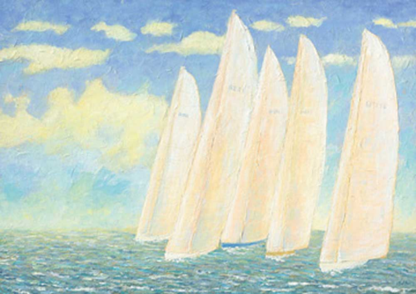 Möller, Karl-Heinz The Race Giclee-Druck
