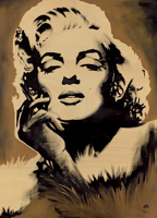 Holzhausen, Gabriela Marilyn Monroe Giclee-Druck