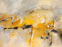 Folger, Isolde Giallo II Giclee-Druck