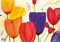 Haigermoser, Syl Tulpenspiel Giclee-Druck