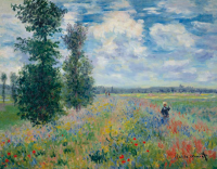 Monet, Claude Les Coquelicots Giclee-Druck
