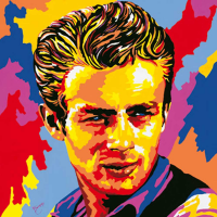 Gorsky, Vladimir James Dean Giclee-Druck