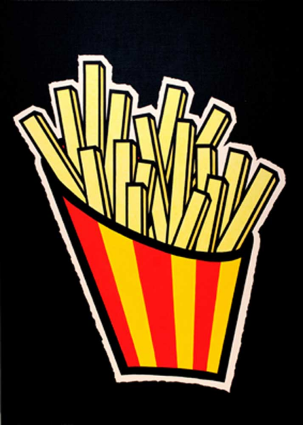 Schulz, Ingo Black Fries Giclee-Druck