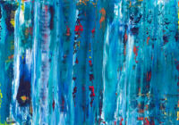 Kropf, Martina Astratto Blu  Giclee-Druck