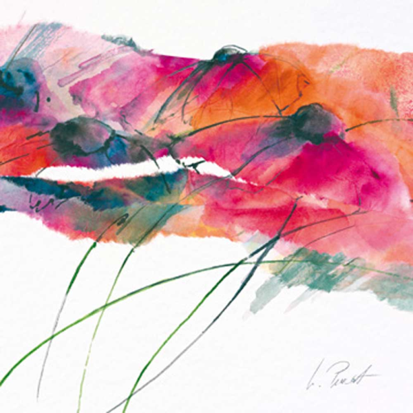 Peuckert, Marta Modern Poppy II Giclee-Druck