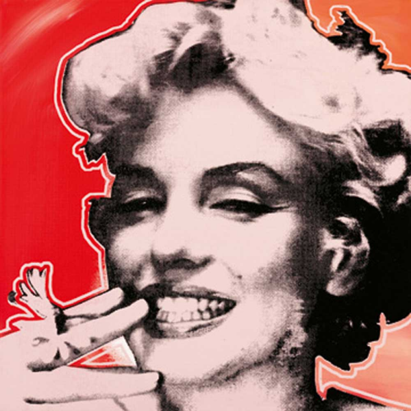 Oke Walberg Marilyn Flower Giclee-Druck
