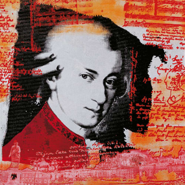 Oke Walberg Mozart Giclee-Druck