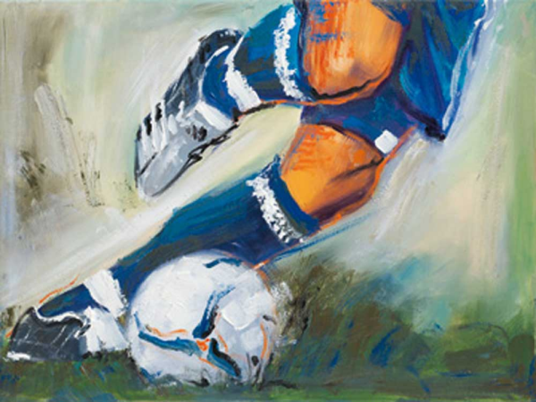 Abolfazli, Reza Fussball II Giclee-Druck