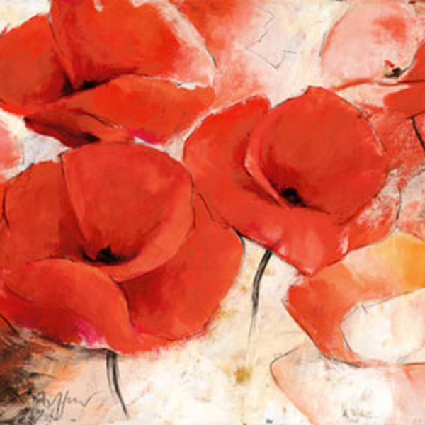 Aeffner, Thomas Mohnwiese Giclee-Druck