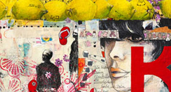 Lorenz, Birgit Citrus Lettern Giclee-Druck