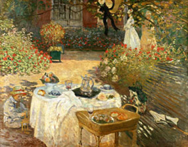 Monet, Claude Le Déjeuner Giclee-Druck