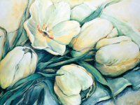 Krobs, Elisabeth Tender Tulips Giclee-Druck