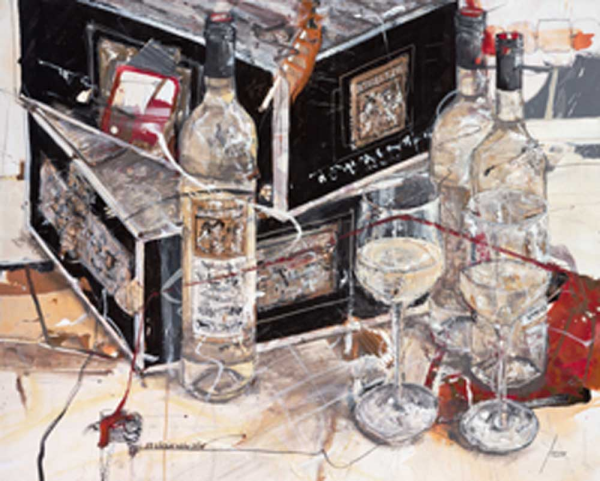 Mayer, Norbert Es wird a Wein sein. Giclee-Druck