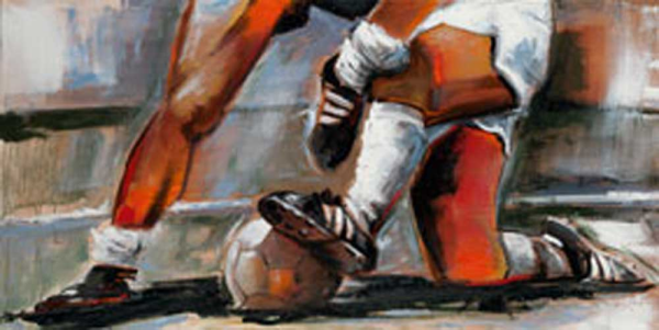 Abolfazli, Reza Fussball III Giclee-Druck