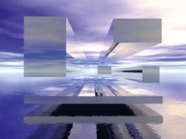 Lower, Richard Cubic reflections Giclee-Druck